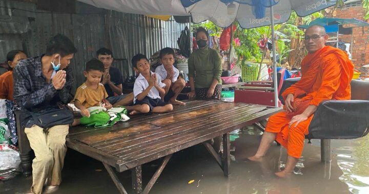 Target poor family was flooded during rainy season